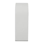 Mensola da parete ad arco geometrica in legno 24"x16" con forme a blocchi crema - Olivia & May: stile tradizionale, nessun assemblaggio, contenitore aperto