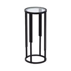  Ravalli Round Drink Table, 9x9x20, Black