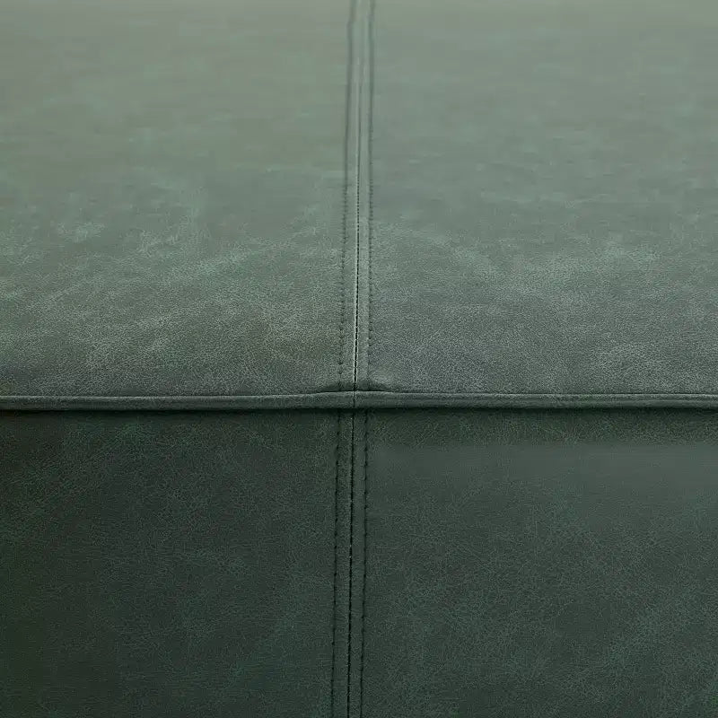 Modern Cocktail Upholstered with Rubberwood Ottoman