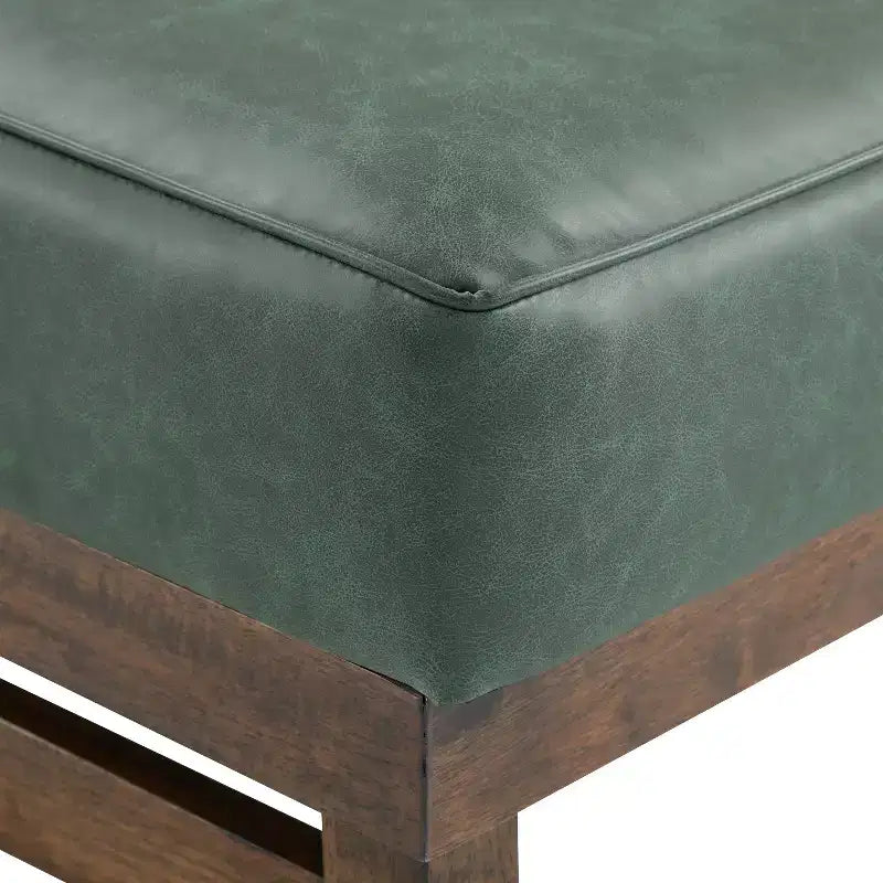 Modern Cocktail Upholstered with Rubberwood Ottoman
