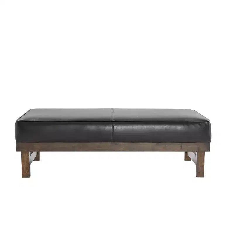   Modern Cocktail Upholstered with Rubberwood Ottoman