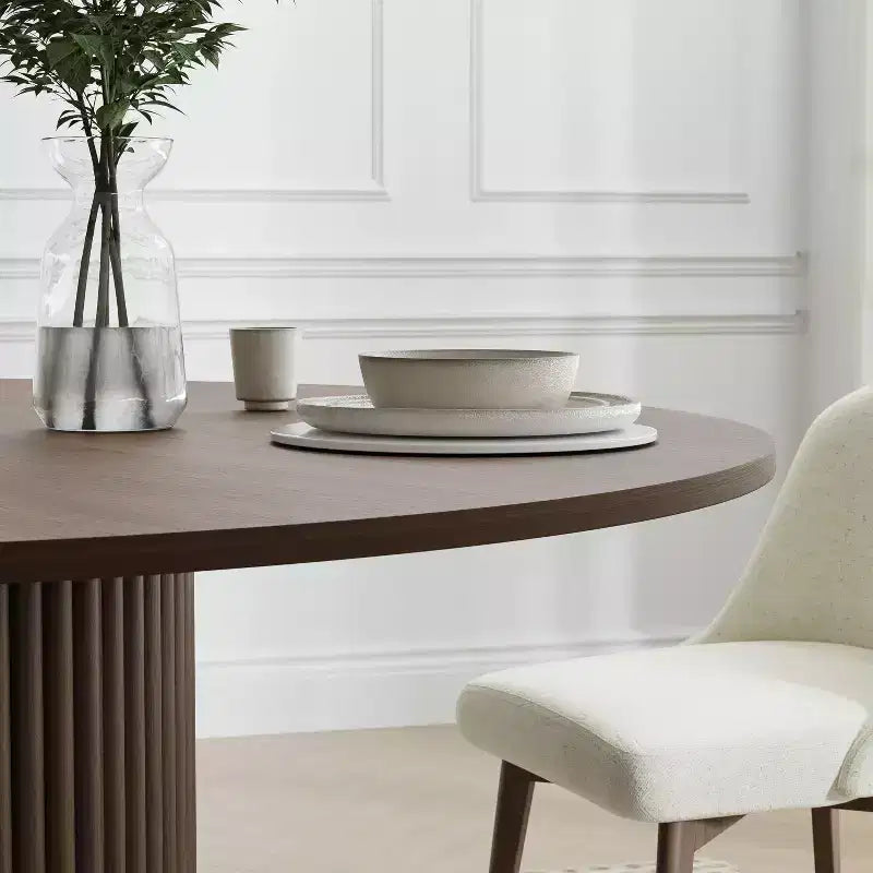 46 Round Solid Wood Dining Table Kitchen Tables