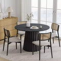  46 Round Solid Wood Dining Table Kitchen Tables