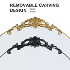  67x24 Aluminum alloy side arched full length mirrorr-With Stand