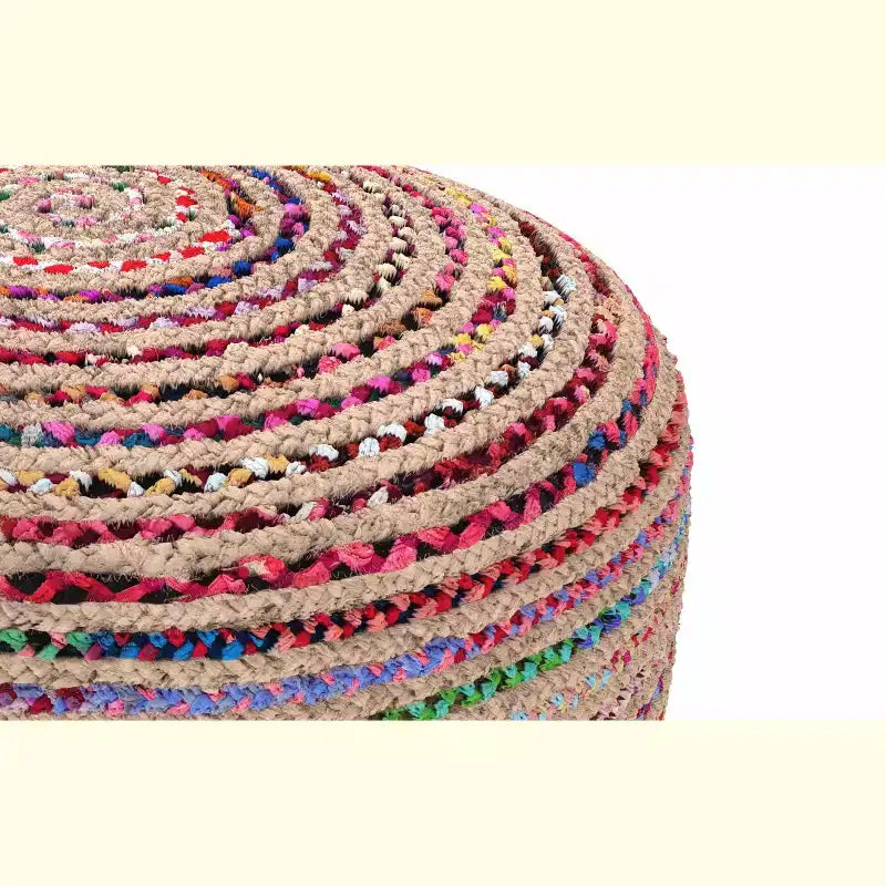 Mattise Boho Contemporary Round Large Pouf
