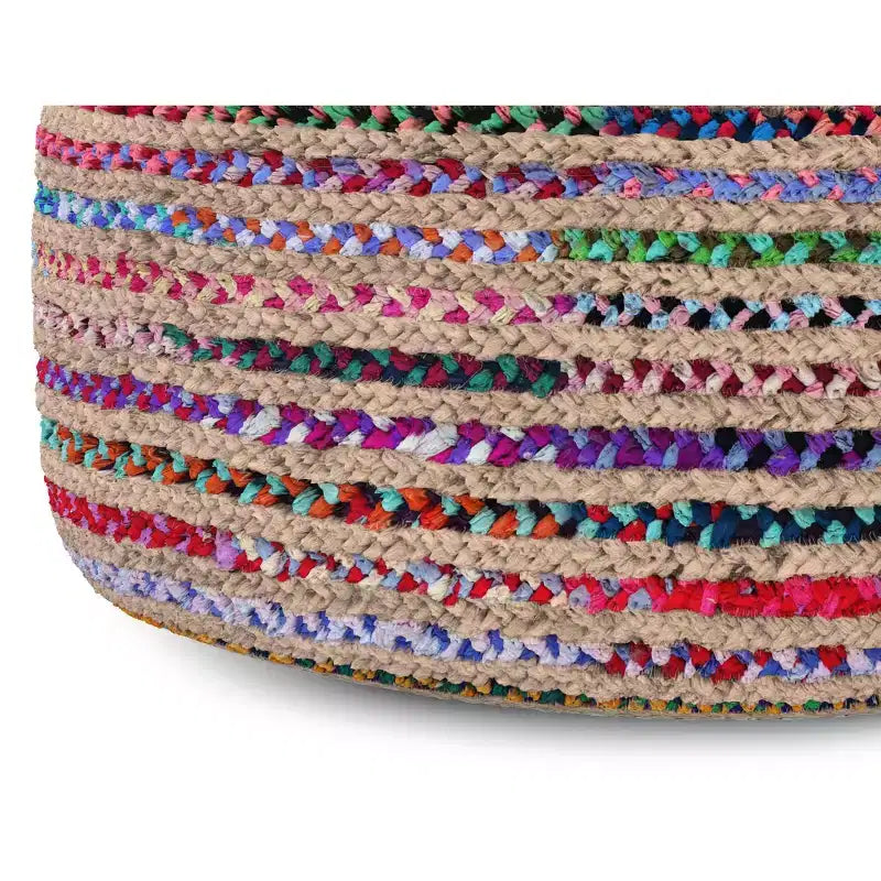 Mattise Boho Contemporary Round Large Pouf