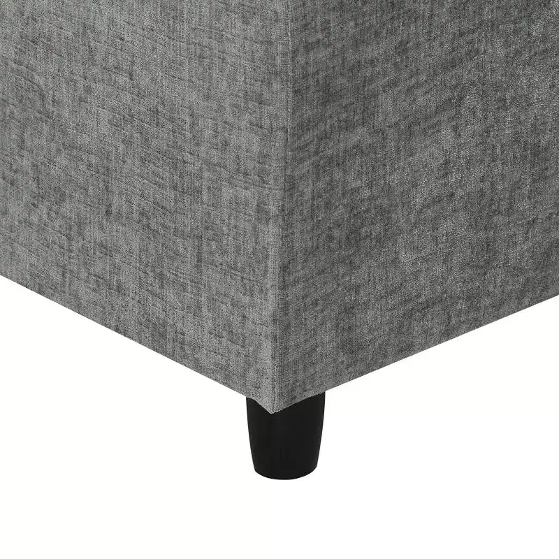 6-Piece Modular Chenille Cloud Sofa Bed with Ottoman