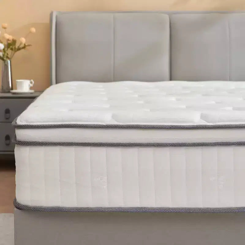 Independent Spring Mattress, 30cm Thick Soft Bouncy Mattress for Spinal Support Bedroom Sleep