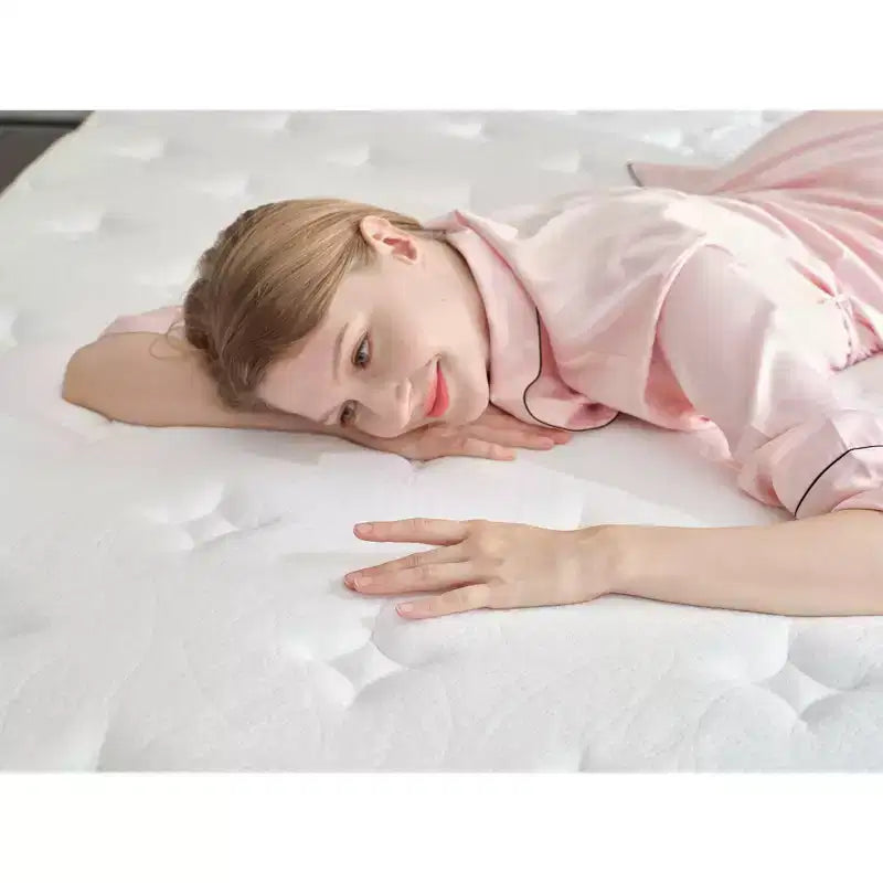Independent Spring Mattress, 30cm Thick Soft Bouncy Mattress for Spinal Support Bedroom Sleep