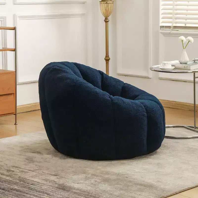 Bean Bag Chair, Bean Bag Sofa Chair with Armrests Stuffed High-Density Foam, Lazy Sofa Comfy Chairs BeanBag Chair for Adults in Living Room