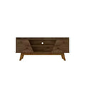  Mid-Century Modern 4 Shelf TV Stand for TVs up to 55" Rustic Brown - 