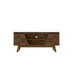  Mid-Century Modern 4 Shelf TV Stand for TVs up to 55" Rustic Brown - 