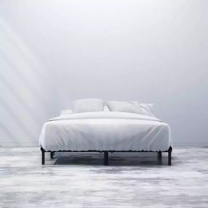Full 7" Metal Bed Frame Black -