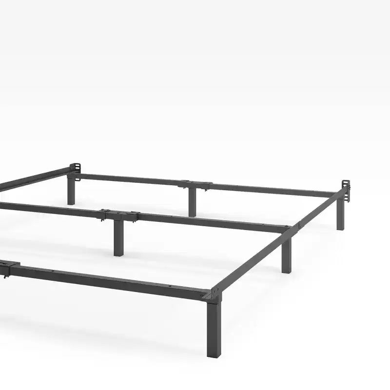 Full 7" Metal Bed Frame Black -