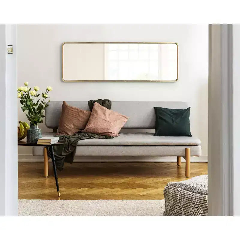 Framed Radius Rectangle Wall Mirror