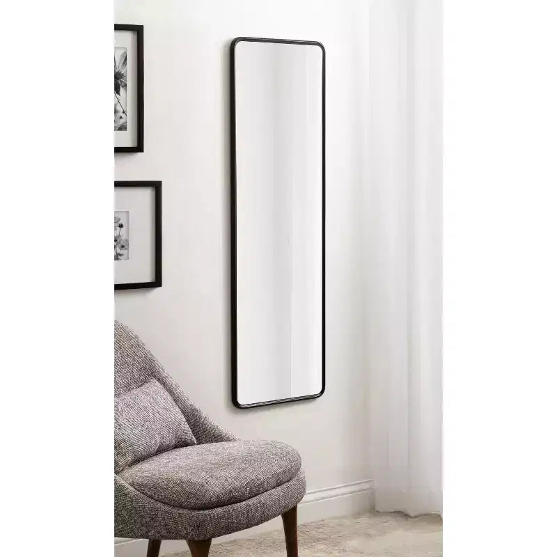 Framed Radius Rectangle Wall Mirror
