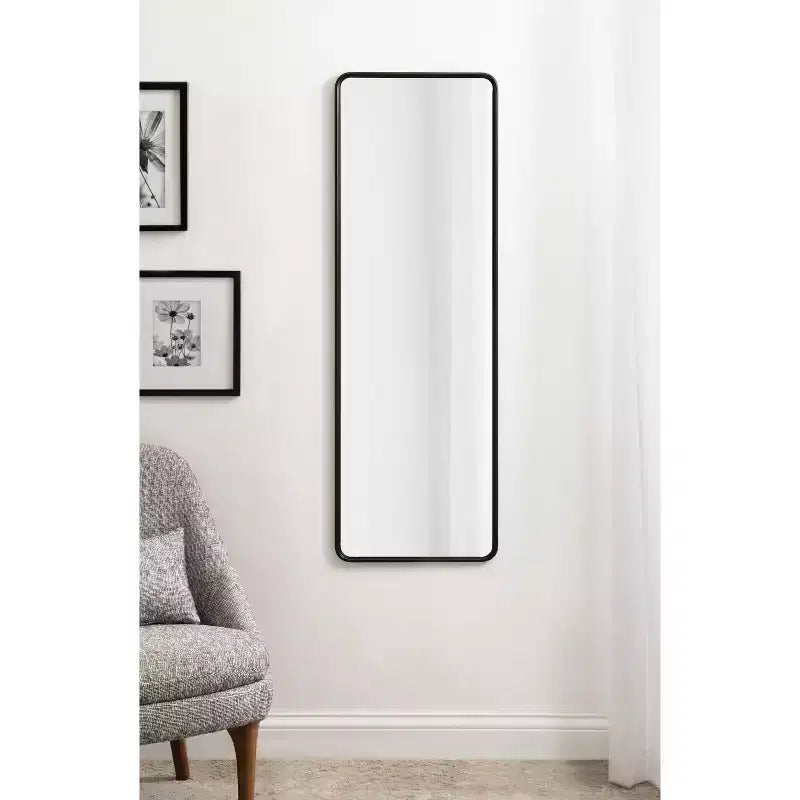 Framed Radius Rectangle Wall Mirror