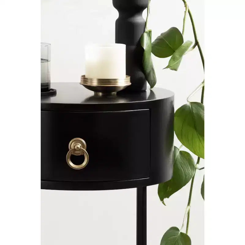 Glam Round Side Table