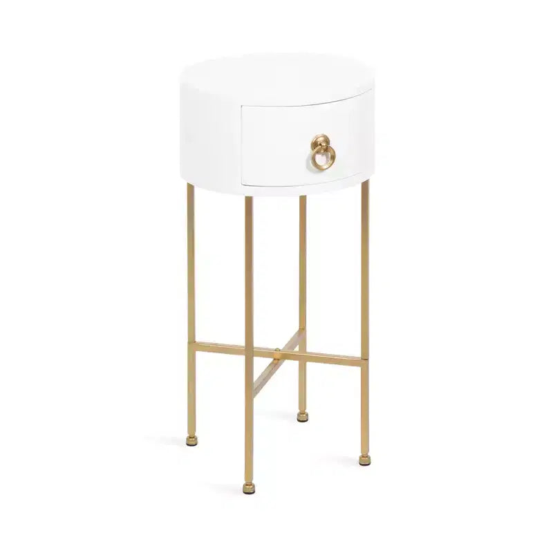 Glam Round Side Table