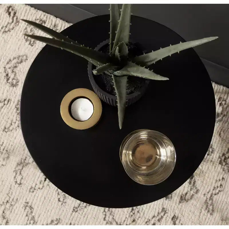Glam Round Side Table