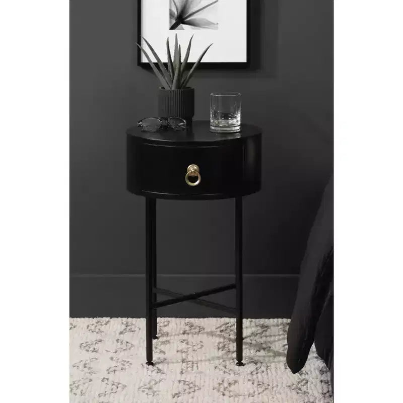 Glam Round Side Table