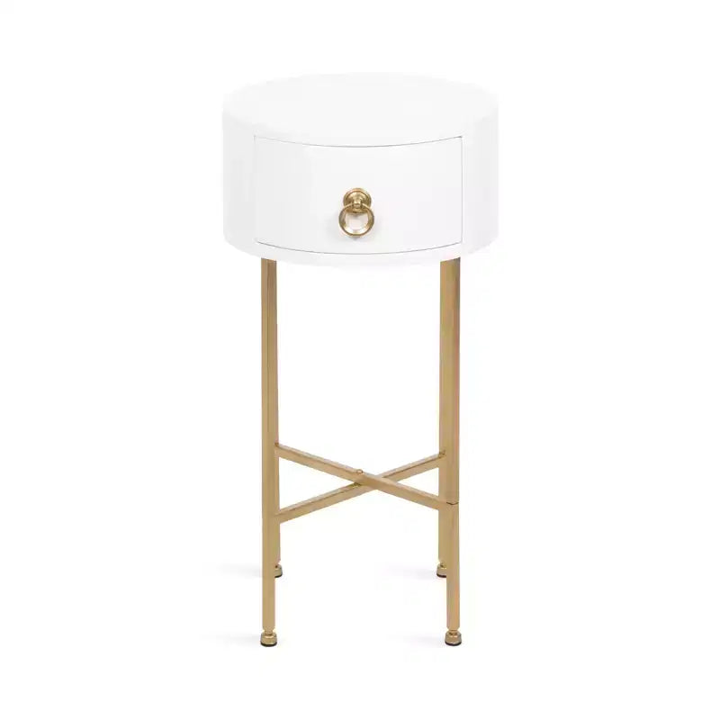Glam Round Side Table
