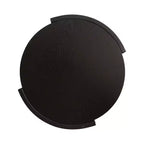 Tavolino Rotondo Legno e Metallo, 16x15x25, Nero