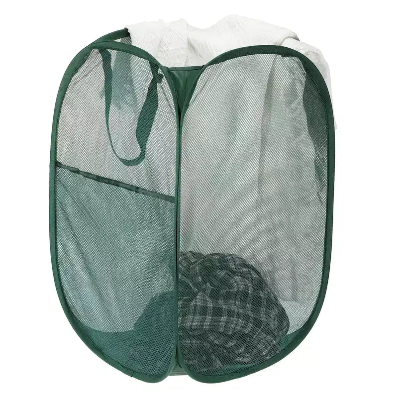 Mesh Collapsible Laundry Baskets Hamper