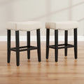  24 Upholstered Saddle Seat Counter Stool
