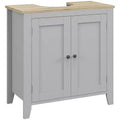  Under-Sink Bathroom Sink Cabinet, Storage Unit with U-Shape and Adjustable Internal Shelf
